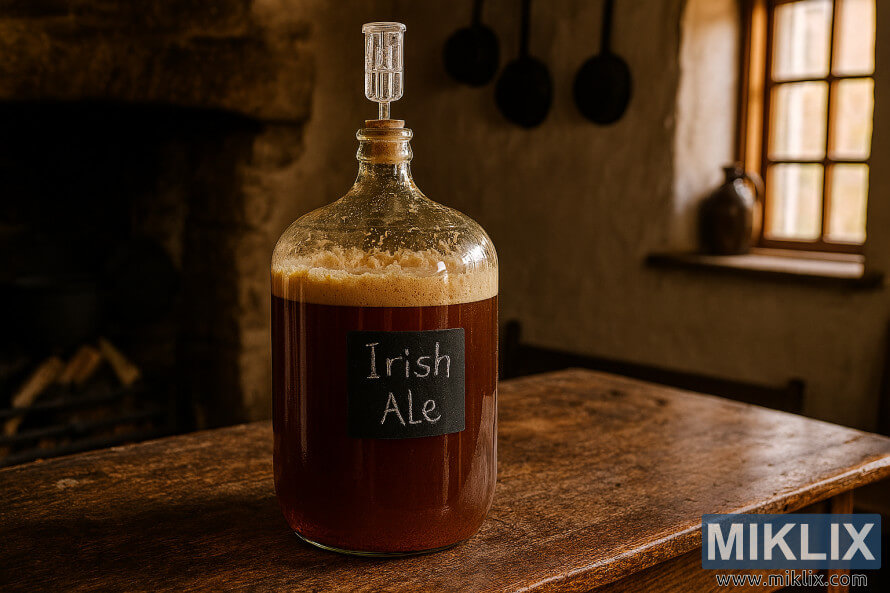 Ãveg sÃ¶r erjed egy fÃ¡bÃ³l kÃ©szÃ¼lt asztalon egy rusztikus Ã­r konyhÃ¡ban