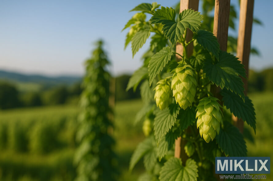 Ø¹Ú©Ø³Û Ø¯ÙÛÙ Ø§Ø² ÙØ®Ø±ÙØ·âÙØ§Û Ø±Ø§Ø²Ú© Ù Ø¨Ø±Ú¯âÙØ§Û Ø³Ø¨Ø² Ú©Ù Ø²ÛØ± ÙÙØ± Ú¯Ø±Ù Ø®ÙØ±Ø´ÛØ¯ Ø±ÙÛ Ø¯Ø§Ø±Ø¨Ø³Øª ÚÙØ¨Û Ø±Ø´Ø¯ ÙÛâÚ©ÙÙØ¯Ø Ø¨Ø§ ØªÙ¾ÙâÙØ§Û ÙÙØ§Ø¬ Ø¯Ø± Ù¾Ø³âØ²ÙÛÙÙ.