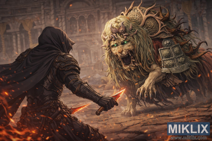 Ð¤ÐµÐ½ Ð°ÑÑ Ð² Ð°Ð½Ð¸Ð¼Ðµ ÑÑÐ¸Ð» Ð½Ð° ÐÐ¾Ð¼ÑÐ°ÑÐµÐ½Ð¸Ñ Ð² Ð±ÑÐ¾Ð½ÑÑÐ° Ð½Ð° Ð§ÐµÑÐ½Ð¸Ñ Ð½Ð¾Ð¶, Ð²Ð¸Ð´ÑÐ½ Ð¾ÑÐ·Ð°Ð´, ÑÐ°Ð·Ð¼Ð°ÑÐ²Ð°Ñ Ð´Ð²Ð° ÐºÐ°Ð¼Ð¸, Ð´Ð¾ÐºÐ°ÑÐ¾ Ðµ Ð¸Ð·Ð¿ÑÐ°Ð²ÐµÐ½ ÑÑÐµÑÑ Ð¢Ð°Ð½ÑÑÐ²Ð°ÑÐ¸Ñ Ð»ÑÐ² Ð½Ð° ÐÐ¾Ð¶ÐµÑÑÐ²ÐµÐ½Ð¸Ñ Ð·Ð²ÑÑ Ð² ÑÐ°Ð·ÑÑÑÐµÐ½Ð¸ ÑÑÐ°Ð¼Ð¾Ð²Ð¸ Ð·Ð°Ð»Ð¸.