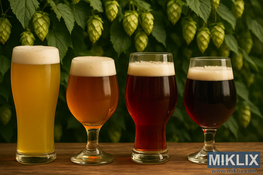 í©ê¸ì, í¸ë°ì, ë£¨ë¹ìì ë§¥ì£¼ìê³¼ í ìì´ ë°°ì´ëì´ ììµëë¤.