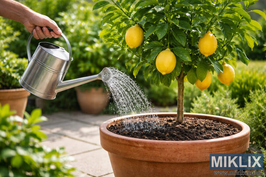 Ð ÑÑÐ½Ð¾ Ð¿Ð¾Ð»Ð¸Ð²Ð°Ð½Ðµ Ð½Ð° Ð»Ð¸Ð¼Ð¾Ð½Ð¾Ð²Ð¾ Ð´ÑÑÐ²Ð¾ Ð² ÑÐµÑÐ°ÐºÐ¾ÑÐµÐ½ ÑÑÐ´ Ñ Ð¼ÐµÑÐ°Ð»Ð½Ð° Ð»ÐµÐ¹ÐºÐ° Ð² ÑÐ»ÑÐ½ÑÐµÐ²Ð° Ð³ÑÐ°Ð´Ð¸Ð½ÑÐºÐ° Ð¾Ð±ÑÑÐ°Ð½Ð¾Ð²ÐºÐ°