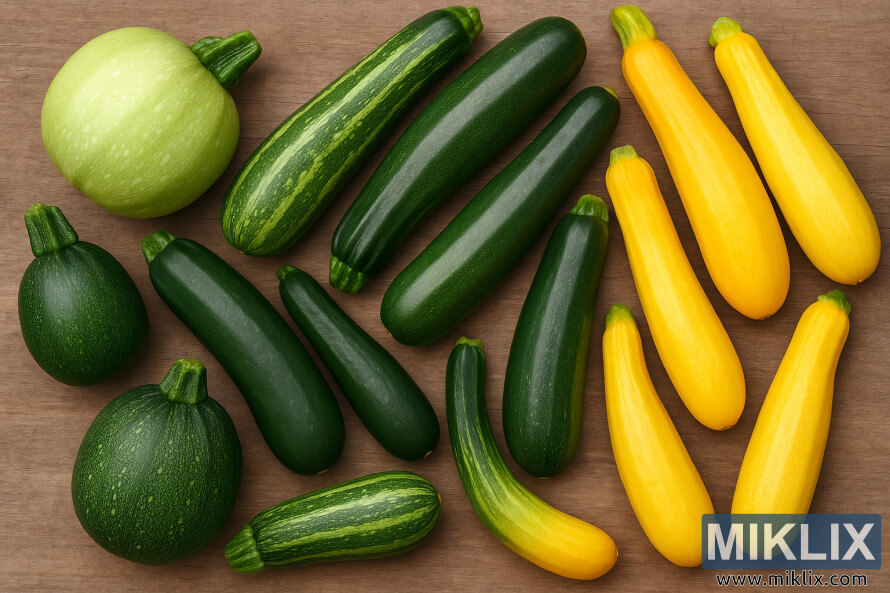 AhÅap bir zemin Ã¼zerine dizilmiÅ, farklÄ± Åekil ve renklerde Ã§eÅitli kabak tÃ¼rleri.