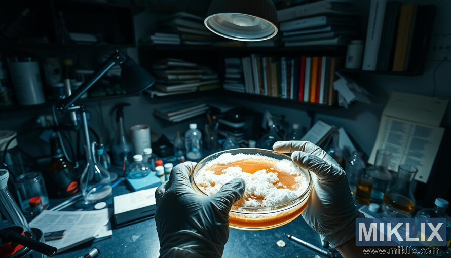 å¨ææçå¯¦é©å®¤è£¡ï¼éææª¢æ¥æ£è½èè¨­åçåæ³¡éµæ¯å¹é¤ç©ã