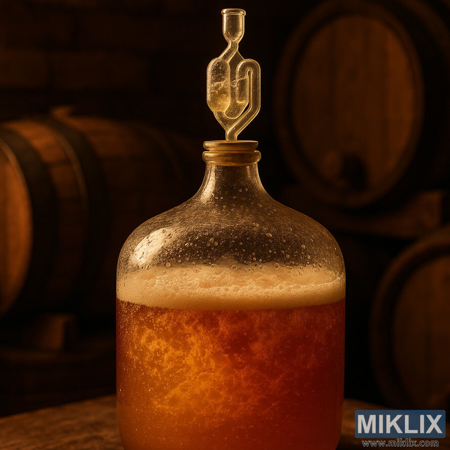 Qaynayan Saison pivÉsi, aktiv maya vÉ isti kÉhrÉba iÅÄ±qlÄ± ÅÃ¼ÅÉ damcÄ±.