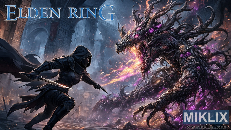Fan art of Tarnished in Black Knife armor fighting Putrid Tree Spirit in Elden Ring's War-Dead Catacombs Fan art of Tarnished in Black Knife armor fighting Putrid Tree Spirit in Elden Ring's War-Dead Catacombs