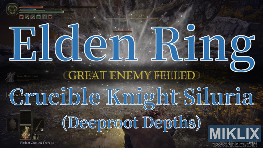 Elden Ring Crucible Knight Siluria boss fight victory in Deeproot Depths. Elden Ring Crucible Knight Siluria boss fight victory in Deeproot Depths.