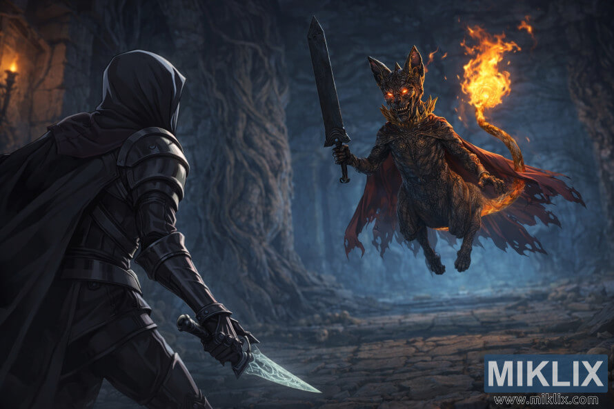 æ¦ééå§ç´åã®æãã¯ãªãããã å°ä¸å¢å°ã®ä¸­ã§ãã¨ã«ãããªã¼åè¬ç£è¦ç¬ã®ãã¹ã§ããå£ã¨çããå°»å°¾ãæã¤æµ®éããç«ã®ãããªåã¨å¯¾å³ããããã©ãã¯ãã¤ãã®é§ãèº«ã«çããæ±ããèãã¡ã®ã¢ãã¡é¢¨ãã¡ã³ã¢ã¼ãã