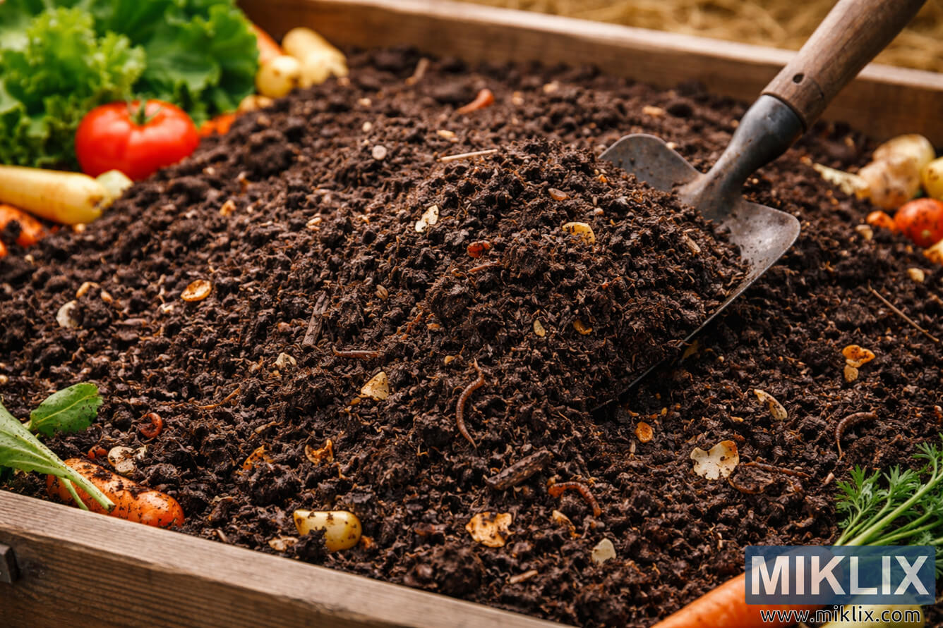 Image: Premium Organic Compost for Healthy Soil - Miklix