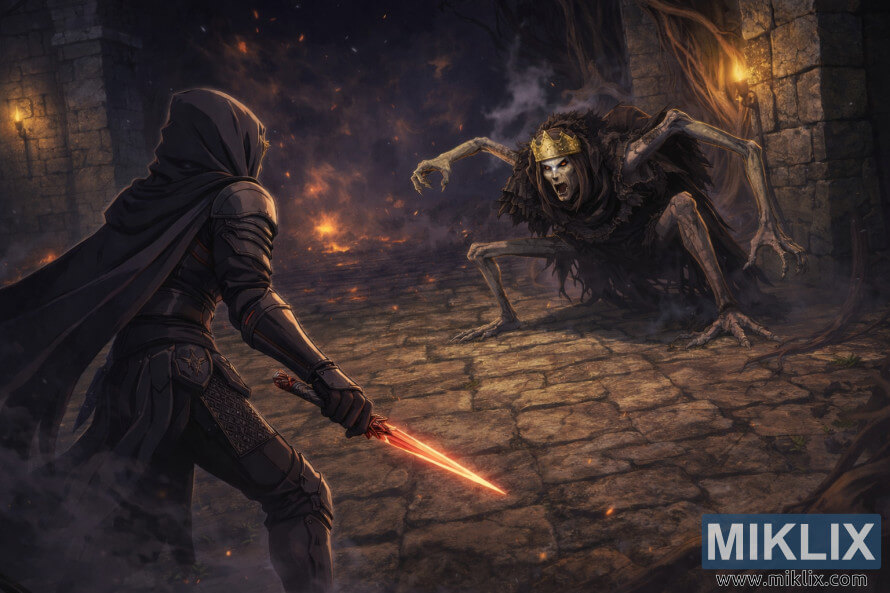 Фан-аÑÑ Ð² аниме-ÑÑиле, изобÑажаÑÑий ÐÑквеÑнÑнного в доÑпеÑ
аÑ
ЧÑÑного Ðожа, оÑÑоÑожно пÑоÑивоÑÑоÑÑего ÐоÑолевÑÐºÐ¾Ð¼Ñ ÐÑизÑÐ°ÐºÑ Ð² ÑÑмнÑÑ
ÑÑинаÑ
ÐоÑолевÑкого ЦаÑÑÑва непоÑÑедÑÑвенно пеÑед биÑвой. Фан-аÑÑ Ð² аниме-ÑÑиле, изобÑажаÑÑий ÐÑквеÑнÑнного в доÑпеÑ
аÑ
ЧÑÑного Ðожа, оÑÑоÑожно пÑоÑивоÑÑоÑÑего ÐоÑолевÑÐºÐ¾Ð¼Ñ ÐÑизÑÐ°ÐºÑ Ð² ÑÑмнÑÑ
ÑÑинаÑ
ÐоÑолевÑкого ЦаÑÑÑва непоÑÑедÑÑвенно пеÑед биÑвой.