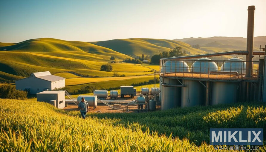 Održivi pogon za proizvodnju blistavog slada s radnicima, modernom opremom i valovitim zelenim brdima obasjanim zlatnom sunÄevom svjetloÅ¡Äu. Održivi pogon za proizvodnju blistavog slada s radnicima, modernom opremom i valovitim zelenim brdima obasjanim zlatnom sunÄevom svjetloÅ¡Äu.