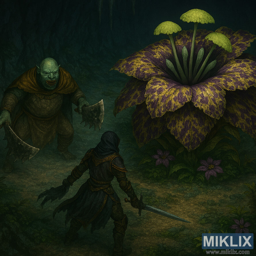 Izembatho zempi ezimnyama ezimnyama zibhekene no-Omenkiller noMiranda i-Blighted Bloom besuka ekhoneni eliphezulu