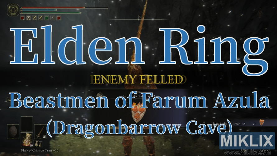 Elden Ring screenshot showing Beastmen of Farum Azula defeated in Dragonbarrow Cave. Elden Ring screenshot showing Beastmen of Farum Azula defeated in Dragonbarrow Cave.