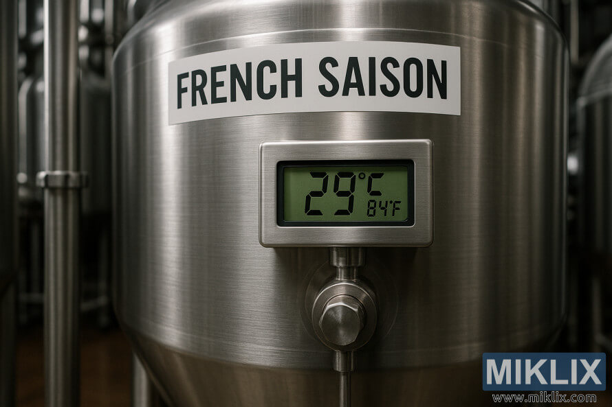 ÙÙ
Ø§Û ÙØ²Ø¯ÛÚ© از ÛÚ© تخÙ
ÛØ±Ú©ÙÙØ¯Ù استÛ٠ضد زÙÚ¯ با Ø¨Ø±ÚØ³Ø¨ «French Saison» ب٠ÙÙ
را٠دÙ
Ø§Ø³ÙØ¬ Ø¯ÛØ¬ÛتاÙÛ Ú©Ù Ø¯Ù
Ø§Û Û²Û¹ Ø¯Ø±Ø¬Ù Ø³Ø§ÙØªÛگراد (Û¸Û´ Ø¯Ø±Ø¬Ù ÙØ§Ø±ÙÙØ§Ûت) را در ÛÚ© کارخاÙÙ Ø¢Ø¨Ø¬ÙØ³Ø§Ø²Û ØªØ¬Ø§Ø±Û ÙØ´Ø§Ù Ù
ÛâØ¯ÙØ¯. ÙÙ
Ø§Û ÙØ²Ø¯ÛÚ© از ÛÚ© تخÙ
ÛØ±Ú©ÙÙØ¯Ù استÛ٠ضد زÙÚ¯ با Ø¨Ø±ÚØ³Ø¨ «French Saison» ب٠ÙÙ
را٠دÙ
Ø§Ø³ÙØ¬ Ø¯ÛØ¬ÛتاÙÛ Ú©Ù Ø¯Ù
Ø§Û Û²Û¹ Ø¯Ø±Ø¬Ù Ø³Ø§ÙØªÛگراد (Û¸Û´ Ø¯Ø±Ø¬Ù ÙØ§Ø±ÙÙØ§Ûت) را در ÛÚ© کارخاÙÙ Ø¢Ø¨Ø¬ÙØ³Ø§Ø²Û ØªØ¬Ø§Ø±Û ÙØ´Ø§Ù Ù
ÛâØ¯ÙØ¯.