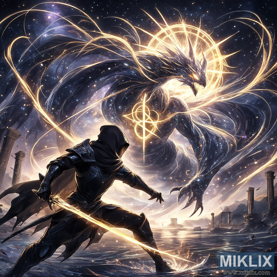 СÑена в аниме ÑÑил, на коÑÑо бÑониÑан воин Ñ Ð§ÐµÑен нож Ñе изпÑÐ°Ð²Ñ ÑÑеÑÑ ÑвеÑеÑÐ¸Ñ ÐºÐ¾ÑмиÑеÑки ÐлденÑки звÑÑ. СÑена в аниме ÑÑил, на коÑÑо бÑониÑан воин Ñ Ð§ÐµÑен нож Ñе изпÑÐ°Ð²Ñ ÑÑеÑÑ ÑвеÑеÑÐ¸Ñ ÐºÐ¾ÑмиÑеÑки ÐлденÑки звÑÑ.