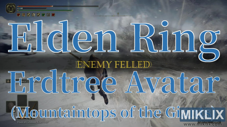 Elden Ring screenshot showing “Enemy Felled” after defeating the Erdtree Avatar in the Mountaintops of the Giants. Elden Ring screenshot showing “Enemy Felled” after defeating the Erdtree Avatar in the Mountaintops of the Giants.