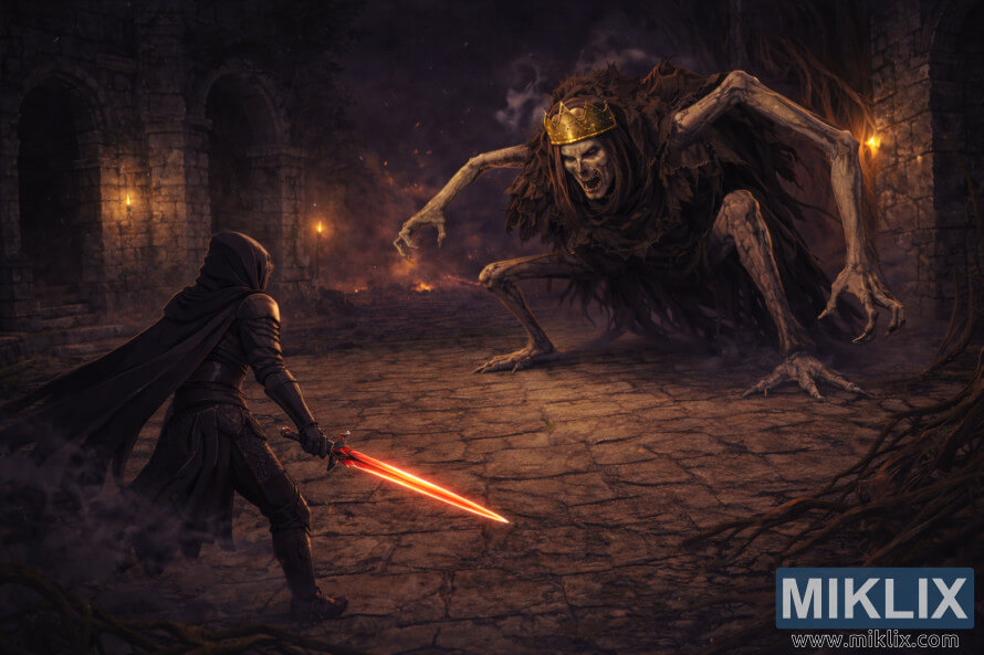 Фан-аÑÑ Ð¿Ð¾ Elden Ring в аниме-ÑÑиле, изобÑажаÑÑий ÐÑквеÑнÑнного в доÑпеÑ
аÑ
ЧÑÑного Ðожа, деÑжаÑего в пÑавой ÑÑке ÑвеÑÑÑийÑÑ ÐºÑаÑнÑй меÑ, в Ñо вÑÐµÐ¼Ñ ÐºÐ°Ðº ÐоÑолевÑкий ÐÑизÑак пÑиближаеÑÑÑ Ð² Ð ÑинаÑ
ÐоÑолевÑÑва. Фан-аÑÑ Ð¿Ð¾ Elden Ring в аниме-ÑÑиле, изобÑажаÑÑий ÐÑквеÑнÑнного в доÑпеÑ
аÑ
ЧÑÑного Ðожа, деÑжаÑего в пÑавой ÑÑке ÑвеÑÑÑийÑÑ ÐºÑаÑнÑй меÑ, в Ñо вÑÐµÐ¼Ñ ÐºÐ°Ðº ÐоÑолевÑкий ÐÑизÑак пÑиближаеÑÑÑ Ð² Ð ÑинаÑ
ÐоÑолевÑÑва.