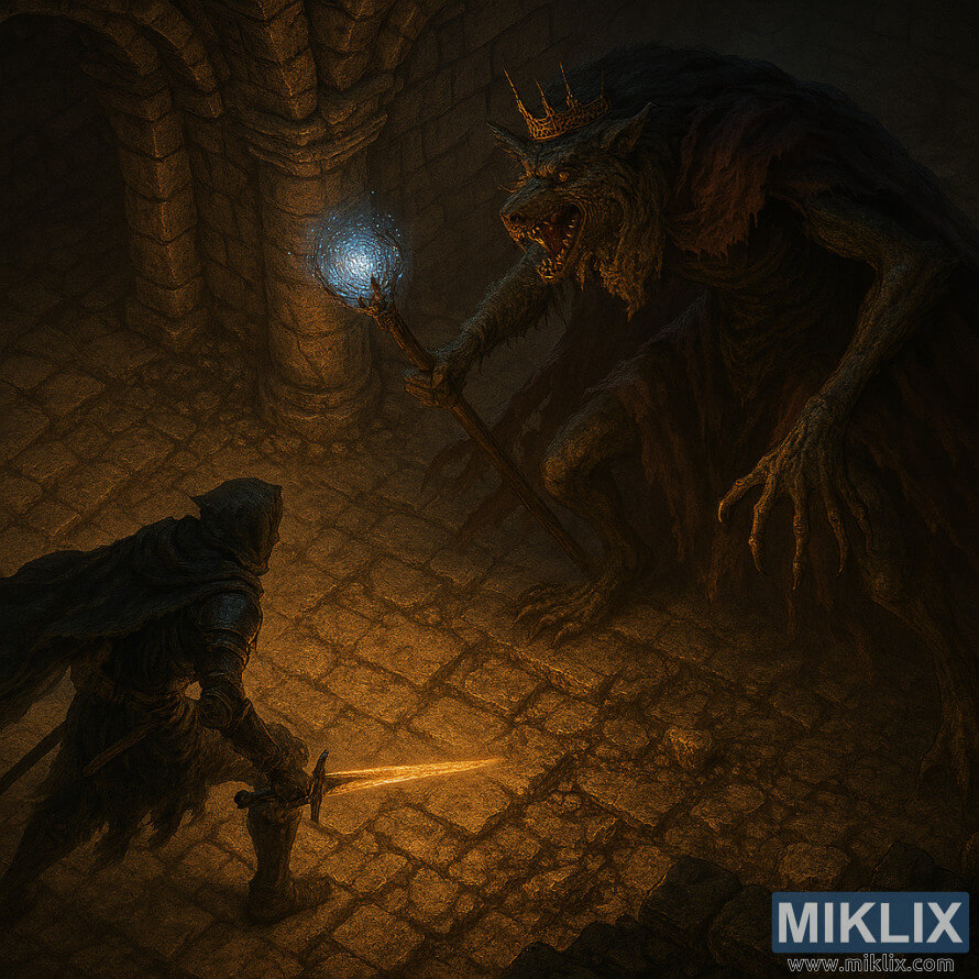 áá¼áá·áºáá¬á¸áá±á¬ isometric áá¼ááºáá½ááºá¸áá¾ Demi-Human áá¯áááºá Gilika áá¾áá·áº áá­á¯ááºáá­á¯ááºáá±áá±á¬ Tarnished in Black Knife áá¶áá»ááºáá¬áá­á¯ áá¼áááá·áº Anime áá¯á¶áá¶ ááá­áááºá¡áá¯ááá¬á