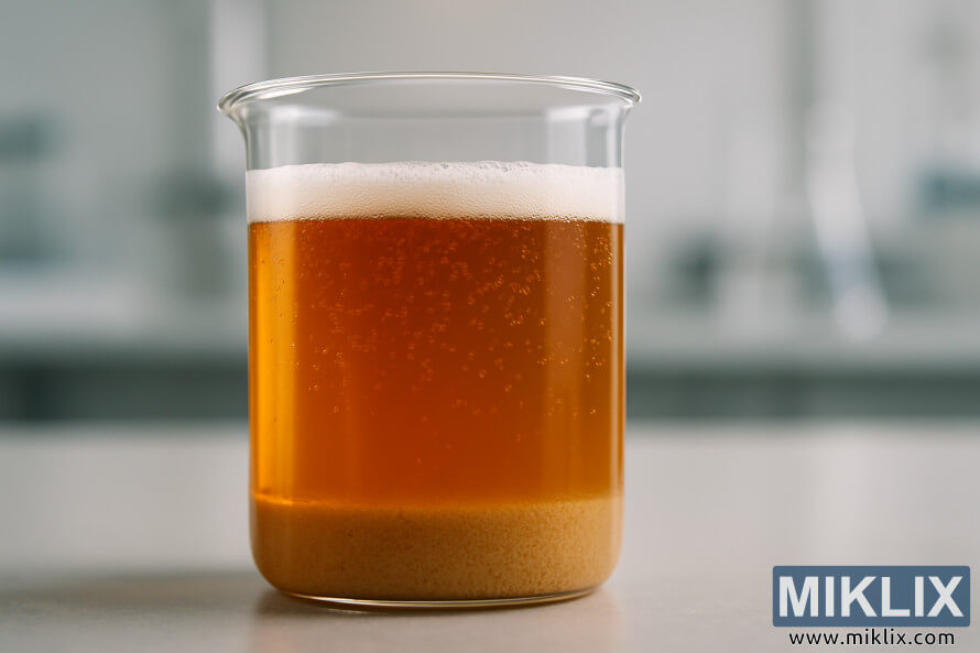 ÐакÑоÑоÑогÑаÑÐ¸Ñ ÑÑакана Ñ Ð±ÐµÐ»ÑгийÑким аббаÑÑким Ñлем, на коÑоÑой Ð²Ð¸Ð´Ð½Ñ Ñлои Ñ
лопÑев дÑожжей. ÐакÑоÑоÑогÑаÑÐ¸Ñ ÑÑакана Ñ Ð±ÐµÐ»ÑгийÑким аббаÑÑким Ñлем, на коÑоÑой Ð²Ð¸Ð´Ð½Ñ Ñлои Ñ
лопÑев дÑожжей.