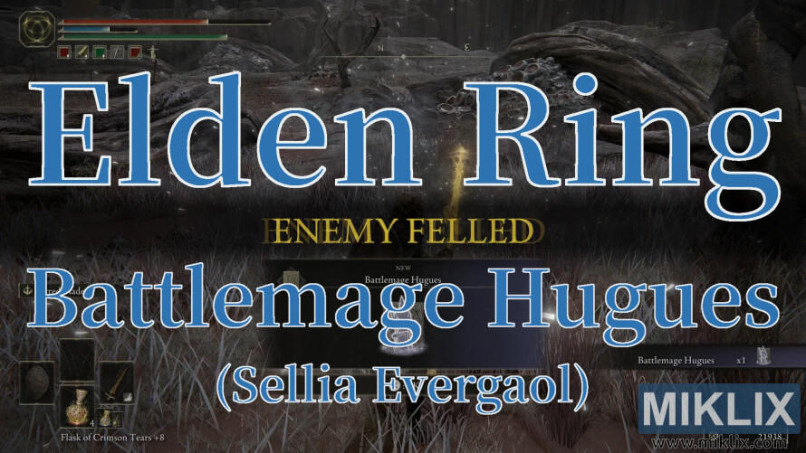 Elden Ring Battlemage Hugues defeated in Sellia Evergaol.
