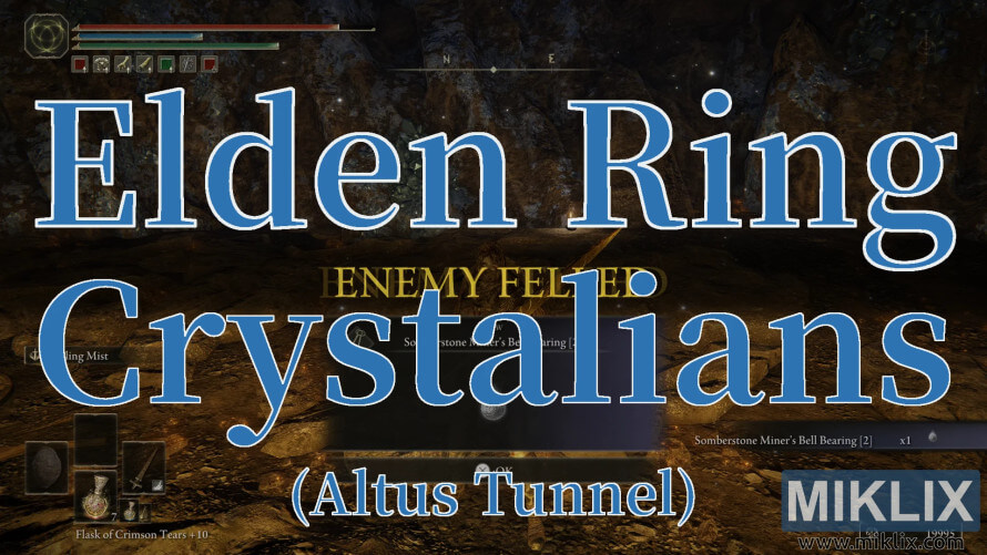 Elden Ring screenshot showing Crystalians defeated in Altus Tunnel. Elden Ring screenshot showing Crystalians defeated in Altus Tunnel.