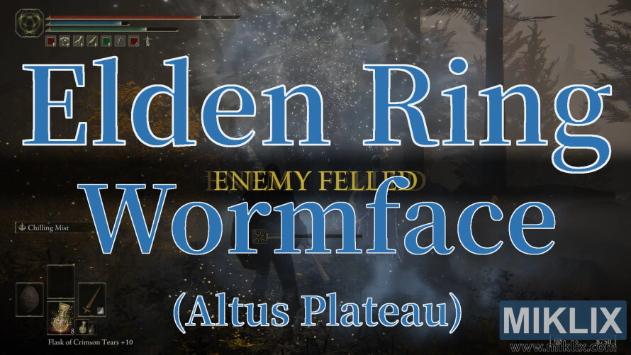Elden Ring screenshot showing Wormface defeated in Altus Plateau. Elden Ring screenshot showing Wormface defeated in Altus Plateau.
