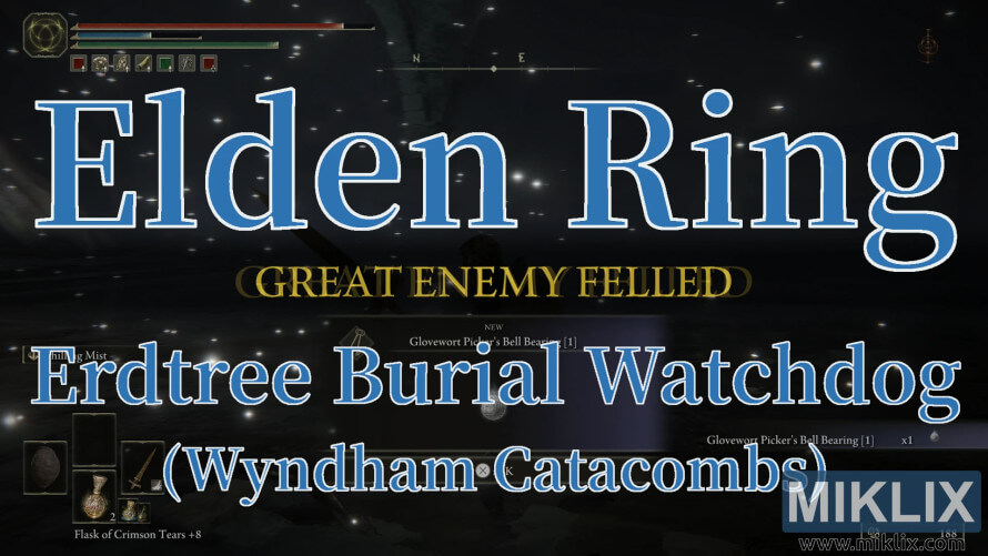Elden Ring screenshot showing Erdtree Burial Watchdog defeated. Elden Ring screenshot showing Erdtree Burial Watchdog defeated.