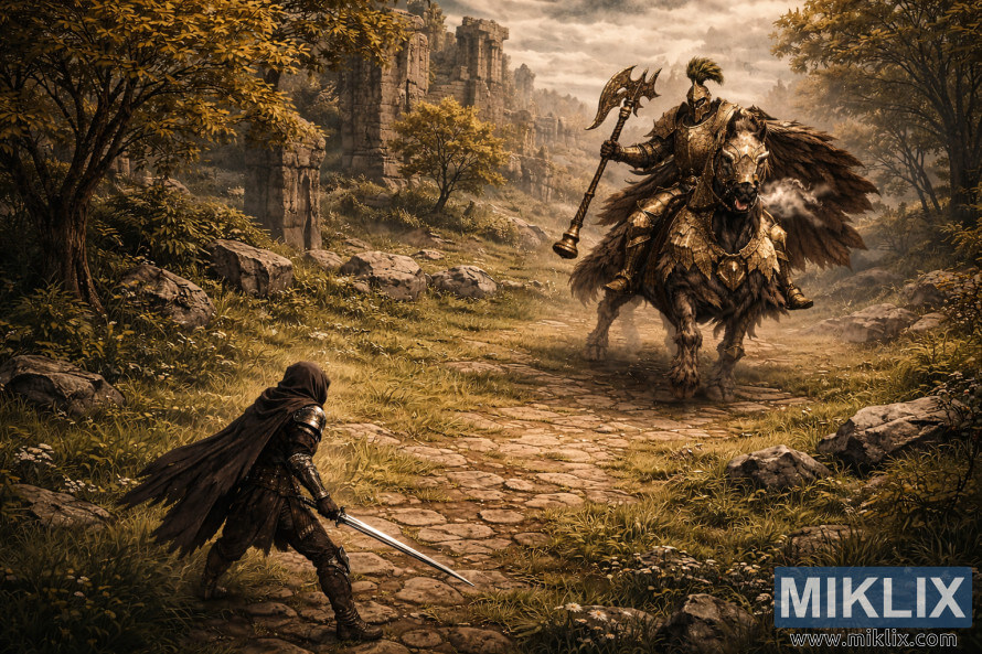 ÐолÑÑеалиÑÑиÑна ÑенÑÑзи ÑÑена Ð¾Ñ Ð¿Ð¾Ð²Ð´Ð¸Ð³Ð½Ð°Ñ Ð¸Ð·Ð¾Ð¼ÐµÑÑиÑен изглед, показваÑа воин Ñ ÐºÐ°ÑÑлка и меÑ, изпÑавен ÑÑеÑÑ Ð¸Ð·Ð²Ð¸ÑÑÐ²Ð°Ñ Ñе злаÑен ÑиÑÐ°Ñ Ð½Ð° кон в огÑÑн Ð¾Ñ ÑлÑнÑеÑо ÑÑини пейзаж. ÐолÑÑеалиÑÑиÑна ÑенÑÑзи ÑÑена Ð¾Ñ Ð¿Ð¾Ð²Ð´Ð¸Ð³Ð½Ð°Ñ Ð¸Ð·Ð¾Ð¼ÐµÑÑиÑен изглед, показваÑа воин Ñ ÐºÐ°ÑÑлка и меÑ, изпÑавен ÑÑеÑÑ Ð¸Ð·Ð²Ð¸ÑÑÐ²Ð°Ñ Ñе злаÑен ÑиÑÐ°Ñ Ð½Ð° кон в огÑÑн Ð¾Ñ ÑлÑнÑеÑо ÑÑини пейзаж.